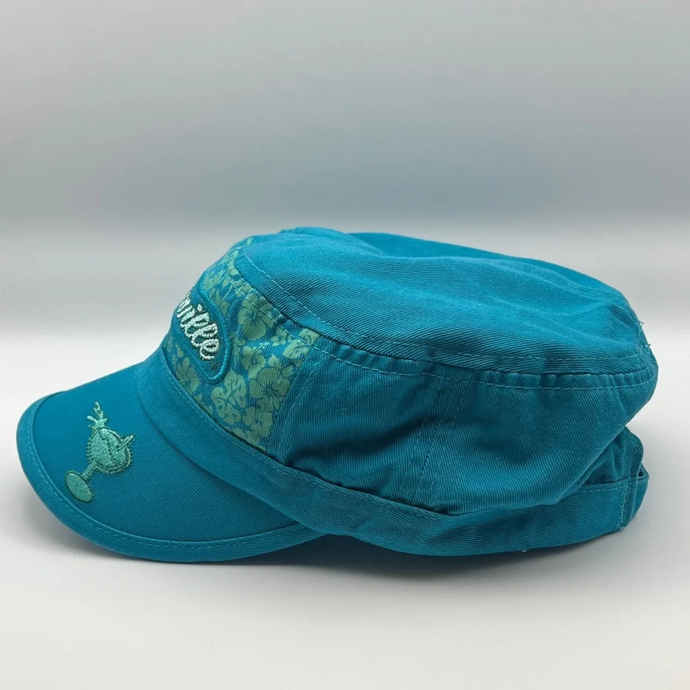 Margaritaville Floral Hat With Embroidered Margarita Glass